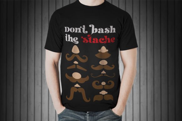 Review: Don't Bash the Stache Mustache SVG for Embroidery