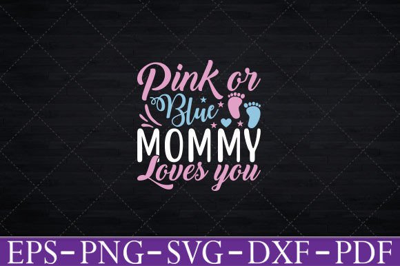 Review: Gender Reveal Mommy Mom T-Shirt Design